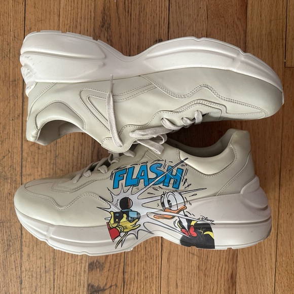 Gucci Rhyton x Disney Donald Duck Shoe - Picture 1 of 5